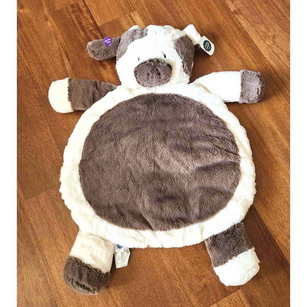 Mary Meyer BooBoo MooMoo Cow Brown Baby Play Mat Soft New with Tags